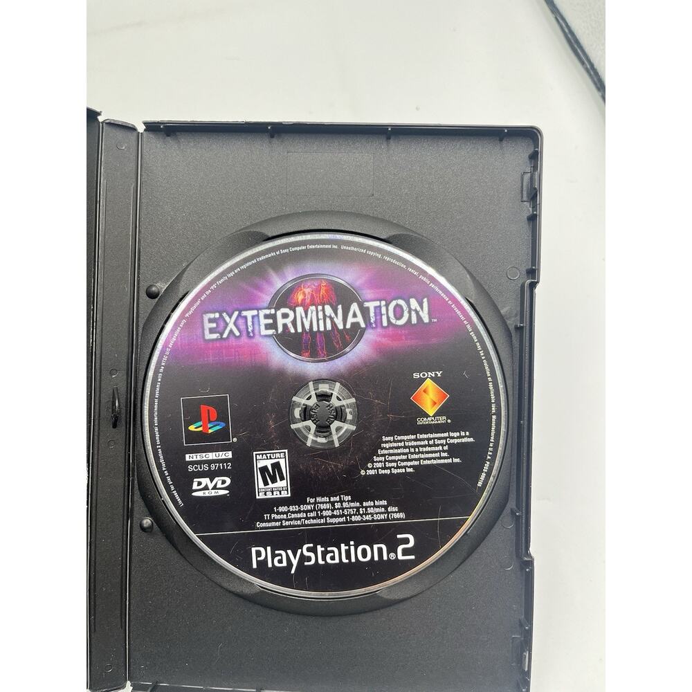 Extermination Playstation 2 PS2 Video Game Disc Only Rated M Ships Fast